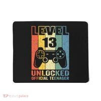 Teenager 13th Birthday Gift Level 13 Unlocked Mousepad thumb 0
