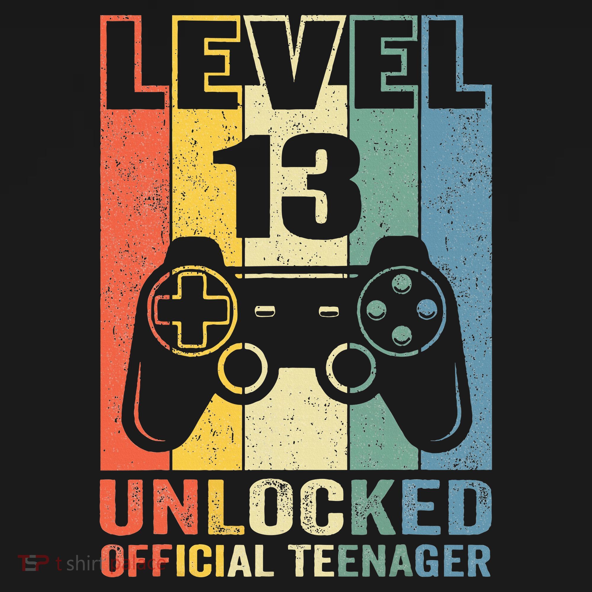 Teenager 13th Birthday Gift Level 13 Unlocked Mousepad