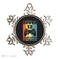 Teenager 13th Birthday Gift Level 13 Unlocked Ornament thumb 0