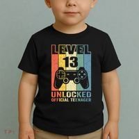Teenager 13th Birthday Gift Level 13 Unlocked Toddler T-Shirt thumb 2
