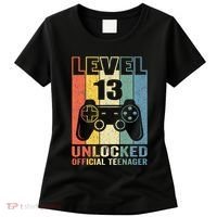 Teenager 13th Birthday Gift Level 13 Unlocked Women's T-Shirt thumb 0