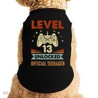 Teenager 13th Birthday Level 13 Unlocked Doggie Tank thumb 0