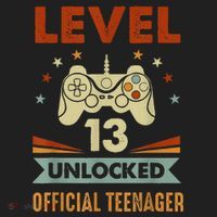 Teenager 13th Birthday Level 13 Unlocked Hat thumb 2