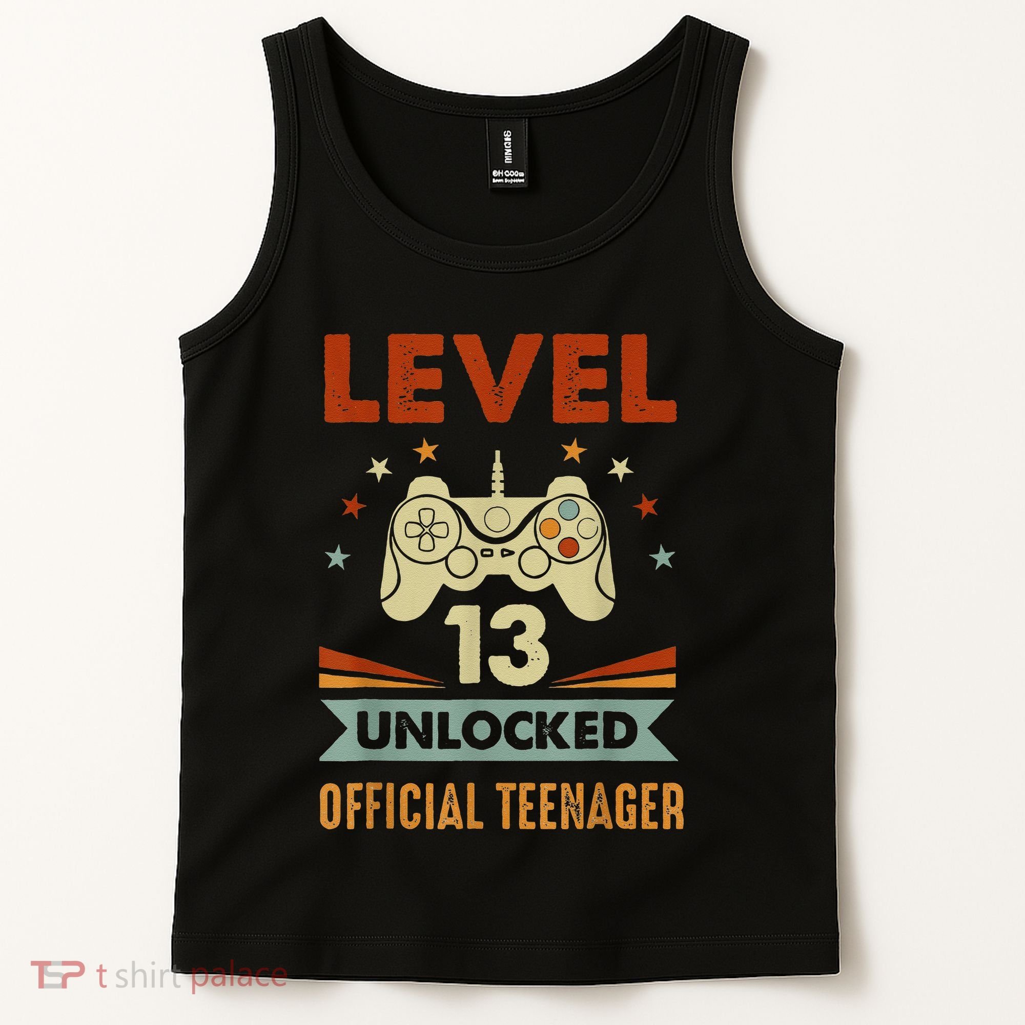 Teenager 13th Birthday Level 13 Unlocked Tank Top
