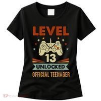 Teenager 13th Birthday Level 13 Unlocked Women's T-Shirt thumb 0