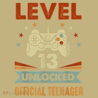 Teenager 13th Birthday Level 13 Unlocked Polo thumb 2