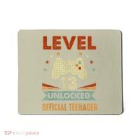 Teenager 13th Birthday Level 13 Unlocked Mousepad thumb 0