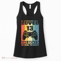 Teenager 13th Birthday Gift Level 13 Unlocked Women's Tank Top thumb 0
