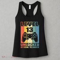 Teenager 13th Birthday Gift Level 13 Unlocked Women's Tank Top thumb 3