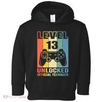 Teenager 13th Birthday Gift Level 13 Unlocked Toddler Hoodie thumb 0
