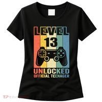 Teenager 13th Birthday Gift Level 13 Unlocked Women's T-Shirt thumb 0