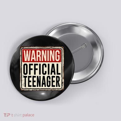 Teenager 13th Birthday Gift 13 Year Old Button