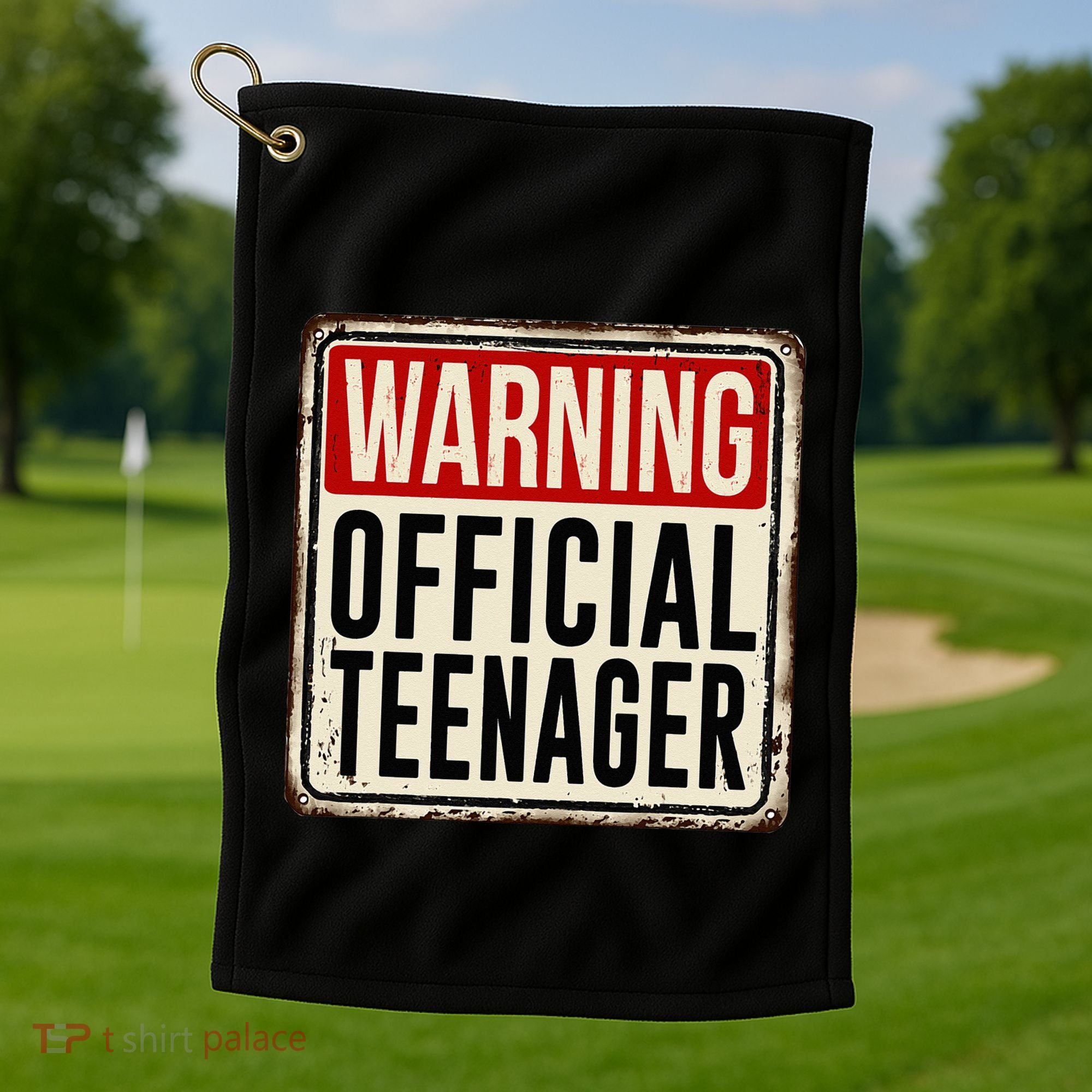 Teenager 13th Birthday Gift 13 Year Old Golf Towel