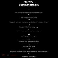 The 10 Commandments Women's Hoodie thumb 2