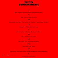 The 10 Commandments Santa Hat thumb 1