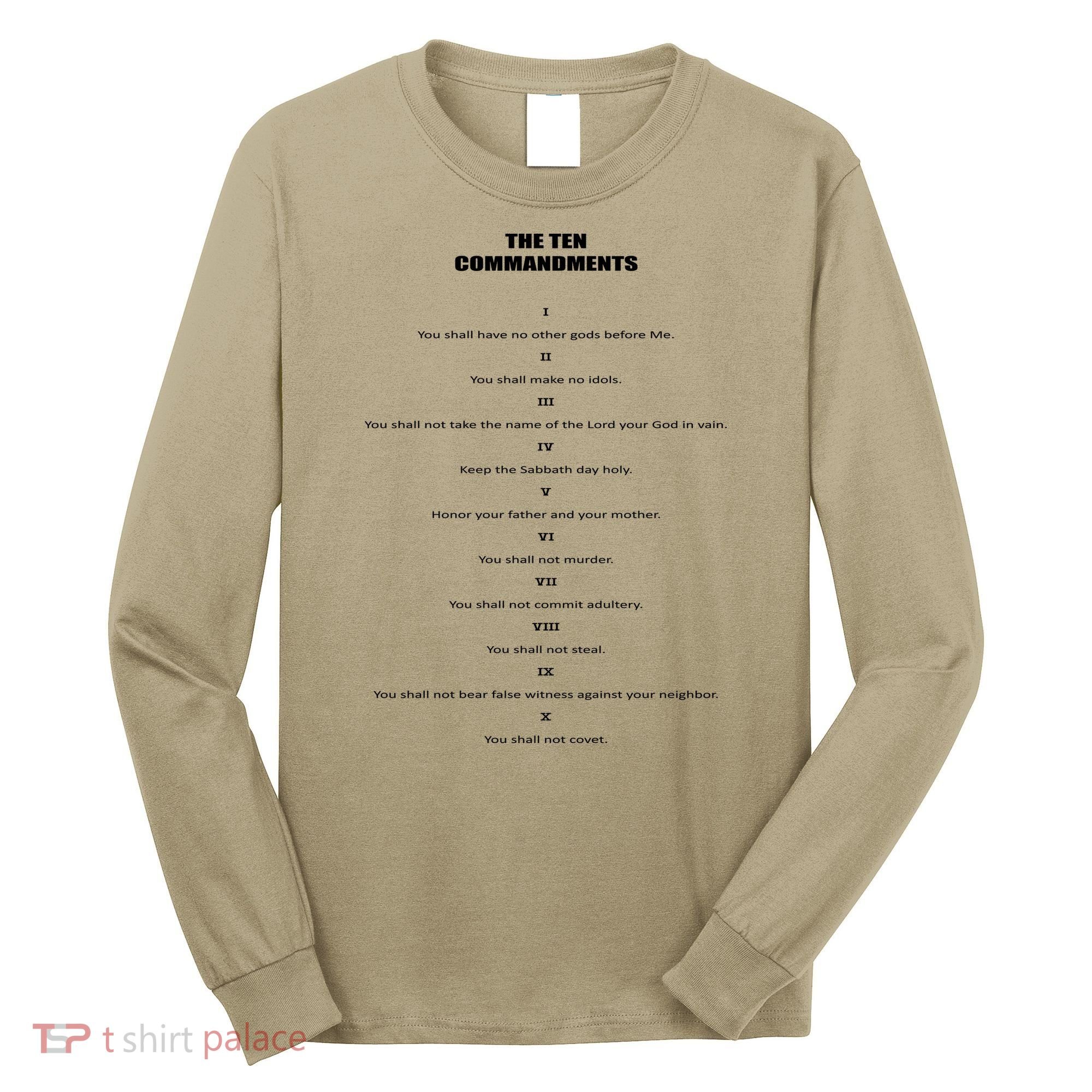 The 10 Commandments Long Sleeve Shirt