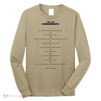 The 10 Commandments Long Sleeve Shirt