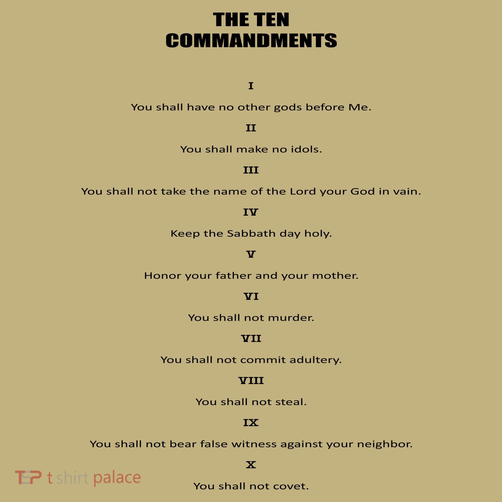 The 10 Commandments Polo