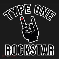 Type 1 Diabetes T1d Rockstar Funny Awareness Diversary T-Shirt thumb 7