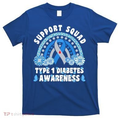 Type 1 Diabetes T1D Support Squad T-Shirt