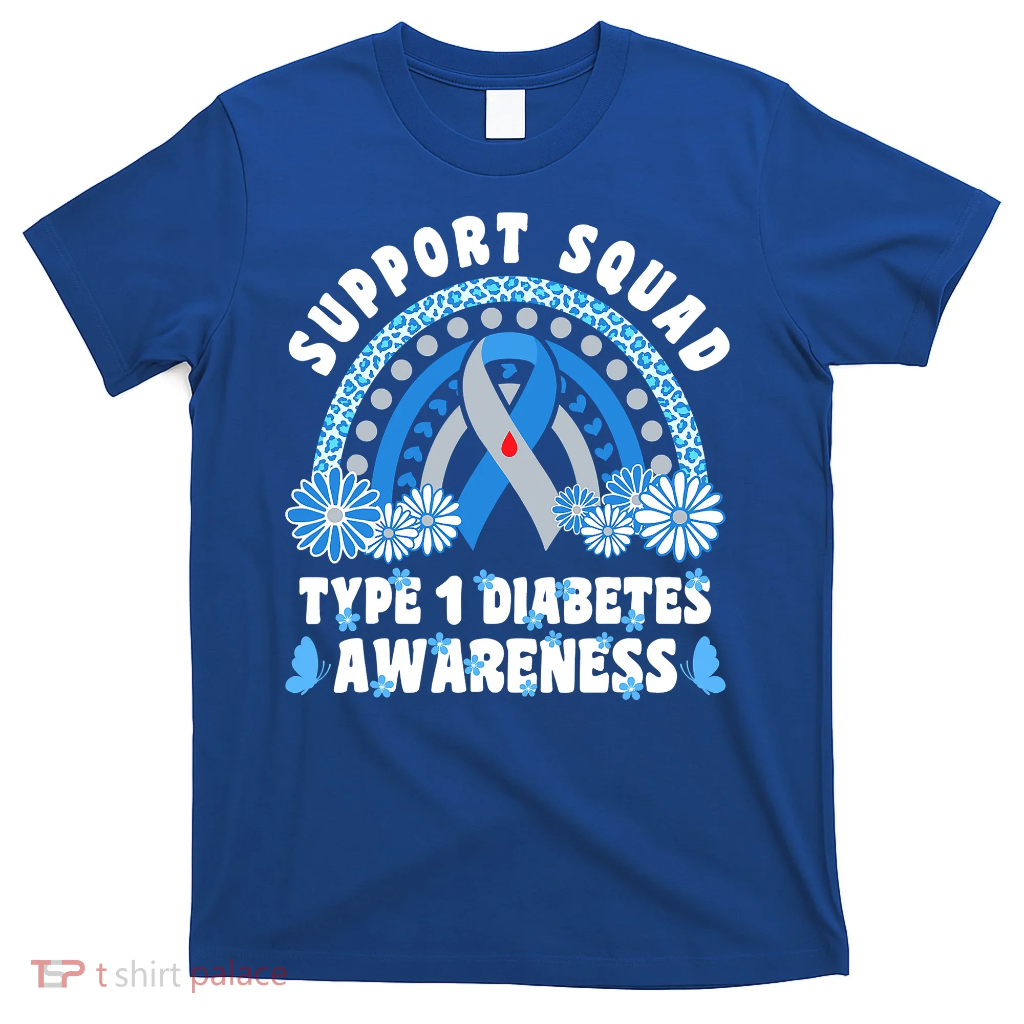 Type 1 Diabetes T1D Support Squad T-Shirt
