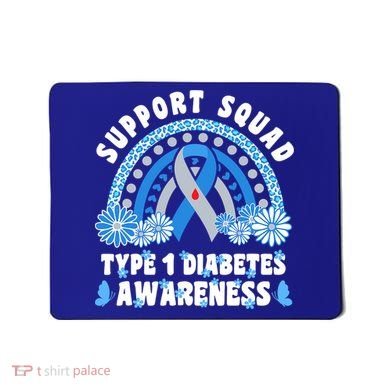 Type 1 Diabetes T1D Support Squad Mousepad