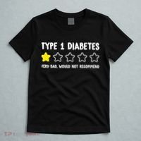 Type 1 Diabetes T1D One Star Rating Funny Awareness T-Shirt thumb 5