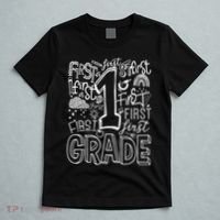 Typography 1st Grade Team Student Teacher T-Shirt thumb 5