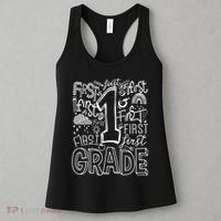 Typography 1st Grade Team Student Teacher Women's Tank Top thumb 3