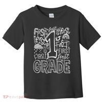 Typography 1st Grade Team Student Teacher Toddler T-Shirt thumb 0