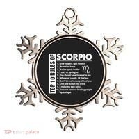 Top 10 Rules Of Scorpio October November Birthday Gift Ornament thumb 0