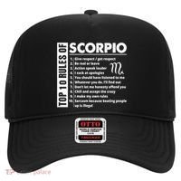 Top 10 Rules Of Scorpio October November Birthday Gift Hat thumb 0