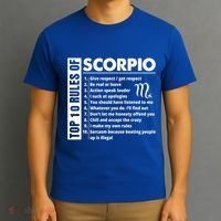 Top 10 Rules Of Scorpio October November Birthday Gift T-Shirt thumb 3