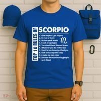 Top 10 Rules Of Scorpio October November Birthday Gift T-Shirt thumb 6