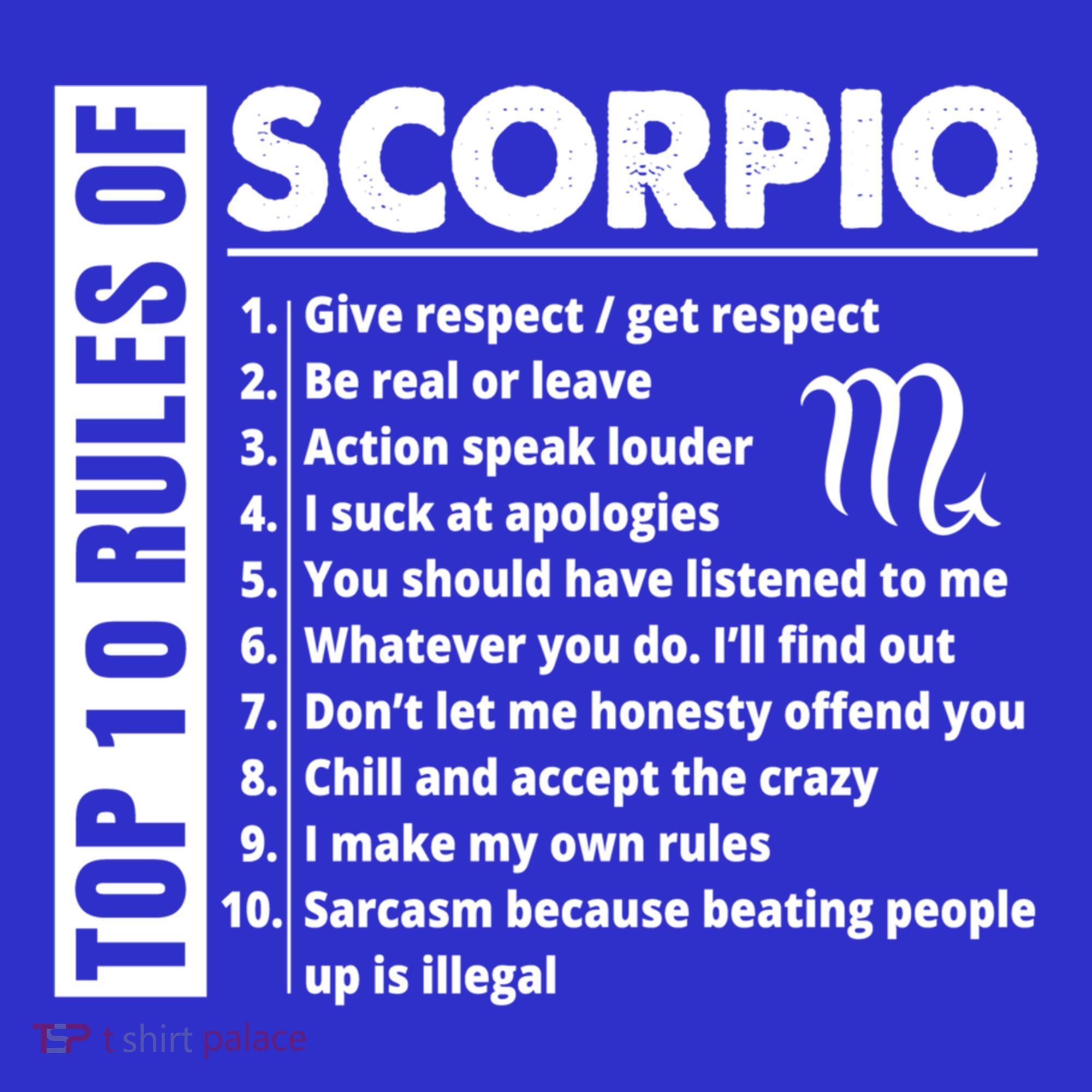 Top 10 Rules Of Scorpio October November Birthday Gift Visor