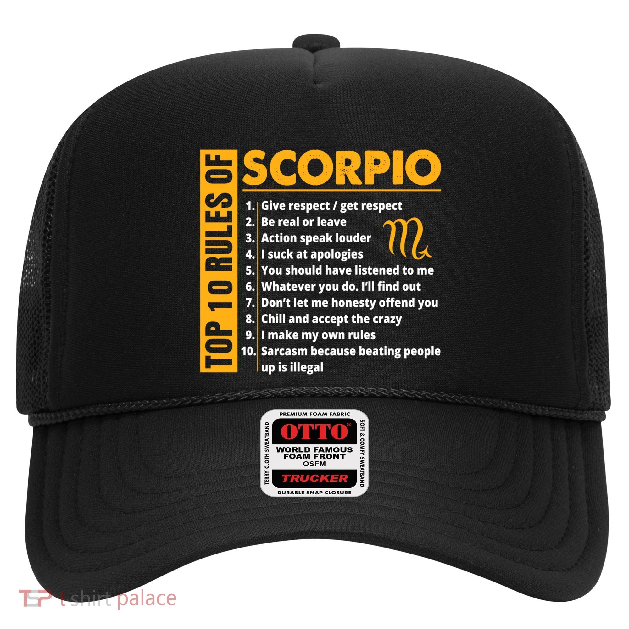 Top 10 Rules Of Scorpio October November Birthday Gift Hat