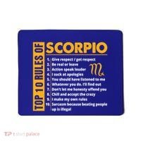 Top 10 Rules Of Scorpio October November Birthday Gift Mousepad thumb 0