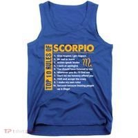 Top 10 Rules Of Scorpio October November Birthday Gift Tank Top thumb 0