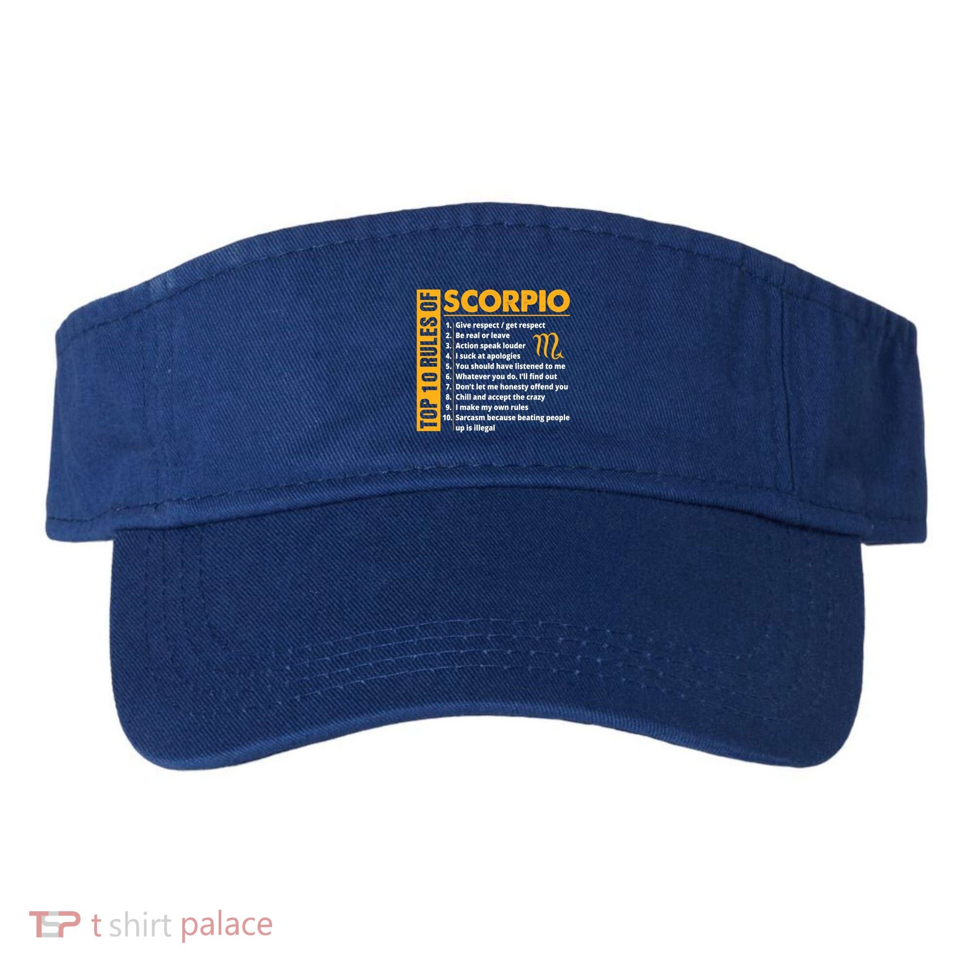 Top 10 Rules Of Scorpio October November Birthday Gift Visor