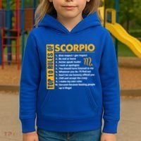Top 10 Rules Of Scorpio October November Birthday Gift Kids Hoodie thumb 3