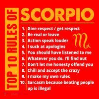 Top 10 Rules Of Scorpio October November Birthday Gift Santa Hat thumb 1