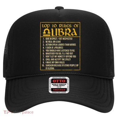 Top 10 Rules Libra Zodiac Sign September October Birthday Gift Hat