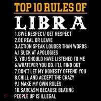 Top 10 Rules Of Libra September 23 October 22 Birthday Gift Coffee Mug thumb 5