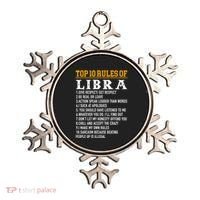 Top 10 Rules Of Libra September 23 October 22 Birthday Gift Ornament thumb 0