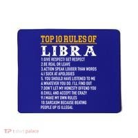 Top 10 Rules Of Libra September 23 October 22 Birthday Gift Mousepad thumb 0