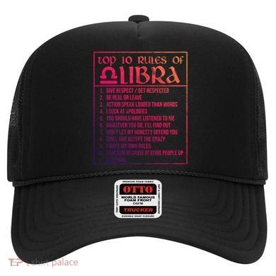 Top 10 Rules Libra Zodiac Sign September October Birthday Meaningful Gift Hat