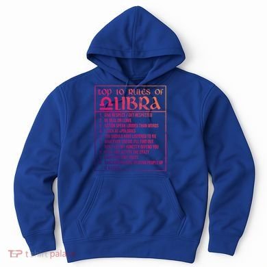 Top 10 Rules Libra Zodiac Sign September October Birthday Meaningful Gift Hoodie