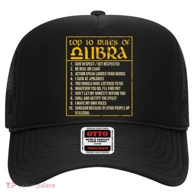 Top 10 Rules Libra Zodiac Sign September October Birthday Gift Hat