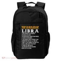 Top 10 Rules Of Libra September 23 October 22 Birthday Cool Gift Backpack thumb 0