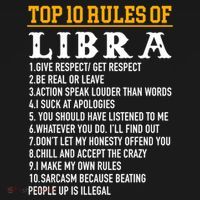 Top 10 Rules Of Libra September 23 October 22 Birthday Cool Gift Bucket Hat thumb 4